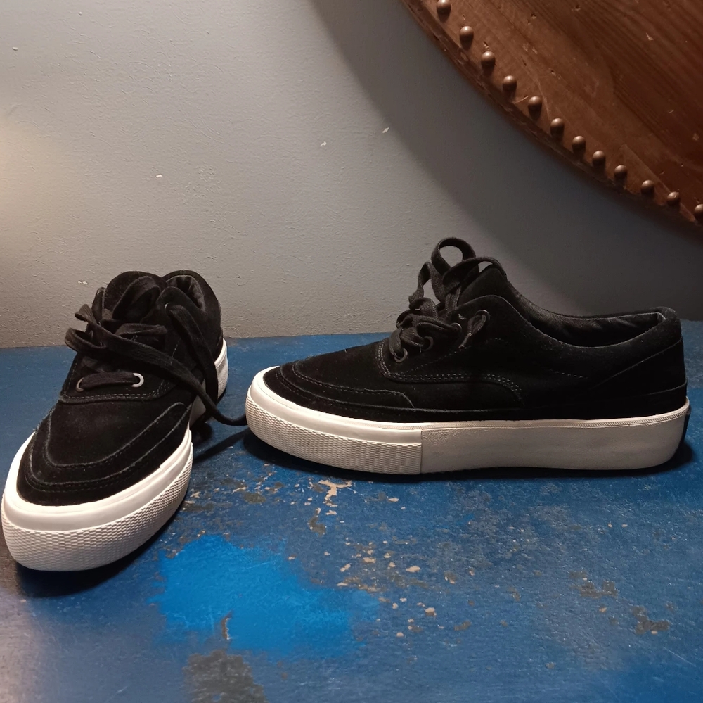 All Saints Black and White Athletic Shoes